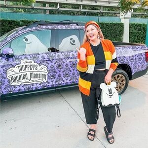 Vibrant Striped Open Cardigan